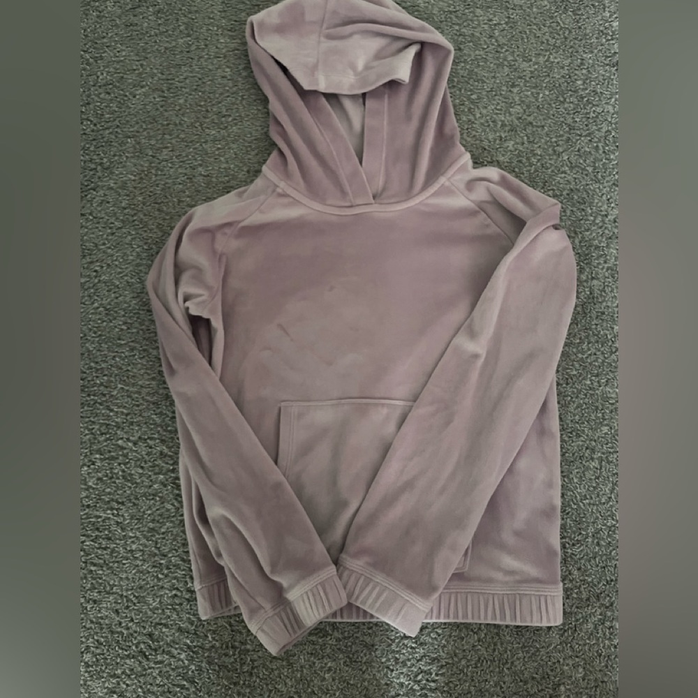 Zella girls velvet hoodie. Excellent condition from a smoke free size 7/8